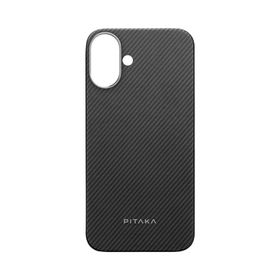 Pitaka Ultra-Slim Case, Black/Grey Twill -  iPhone 16 Plus