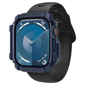 Spigen Rugged Armor, navy blue - Apple Watch 10 42mm