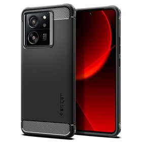 Spigen Rugged Armor, matte black - Xiaomi 13T Pro/13T