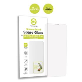 Mobile Origin Screen Guard Spare Glass Case Friendly - iPhone 16 Pro Max