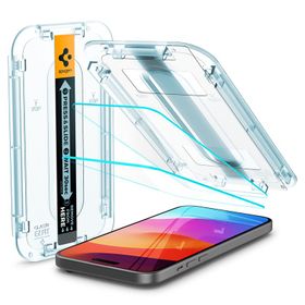 Spigen Glass tR EZ Fit 2 Pack, transparency - iPhone 16/15 Plus