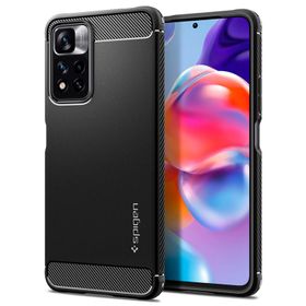 Spigen Rugged Armor, matte black - Xiaomi POCO X4 NFC/Xiaomi 11i HC 5G/11i 5G/Redmi Note 11 Pro+ 5G