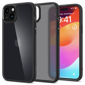 Spigen Ultra Hybrid, frost black - iPhone 15 Plus