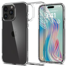 Spigen Crystal Hybrid, crystal clear - iPhone 15 Pro