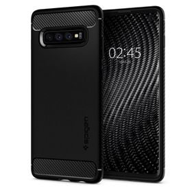 Spigen Rugged Armor - Etui do Samsung Galaxy S10 (Czarny)