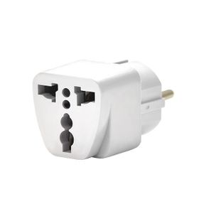 Adapter zasilania Polska - Anglia PL - UK AC Biały