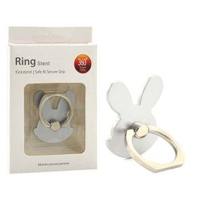 Economy Uchwyt telefonu stojak Zając Srebrny Na rękę Ring holder