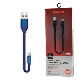 Nafumi Kabel USB - microUSB 5A 30cm Quick Charge QC3.0 Niebieski A30