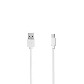 Economy kabel USB - microUSB 2A 15cm Biały