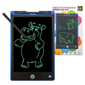 TRUSTY TABLET DO RYSOWANIA 8,8 CALA + RYSIK GRAFICZNY NIEBIESKI