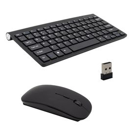 ECOBOX KLAWIATURA + MYSZ OPTYCZNA BEZPRZEWODOWA CZARNA IMAC MINI