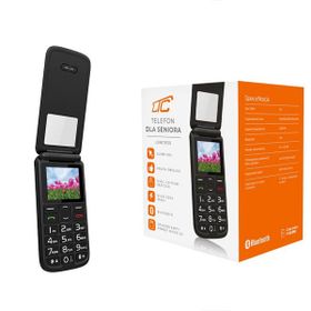 LTC telefon dla seniora z klapką 2G czarny LXMOB30