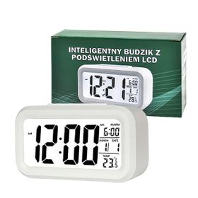 Trusty zegarek z budzikiem Biały TR-ZG21