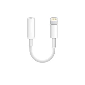 ECONOMY ADAPTER LIGHTNING DO MINI JACK 3,5MM IPHONE PRZEJŚCIÓWKA BIAŁY J-002 BT