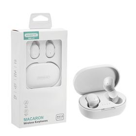 Somostel Słuchawki bluetooth douszne TWS BT 5.0 Biały Stero SMS-J13