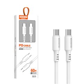 Somostel kabel Typ-C - Typ-C 5A 60W 1.2m PD biały SMS-BP10