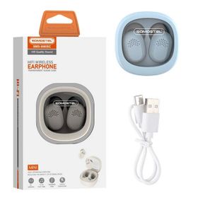 Somostel Słuchawki bluetooth douszne TWS BT 5.0 Niebieski Stero SMS-I660