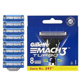 OSTRZA NOŻE DO MASZYNKI GILLETTE MACH 3 TURBO 8 SZTUK