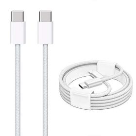 Economy Kabel PD oplot Typ-C - Typ-C 60W 2m Biały