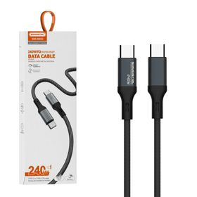 Somostel kabel wzmacniany Typ-C - Typ-C 240W 1m PD czarny SMS-BW22