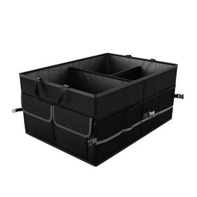Trusty Organizer do bagażnika samochodowego składany Czarny