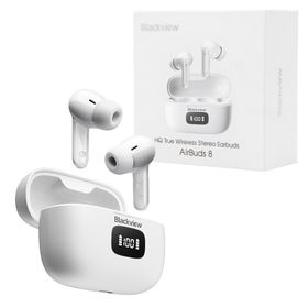 Blackview Słuchawki bluetooth AirBuds 8 TWS BT 5.3 biały 400mAh
