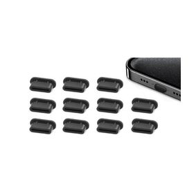 ECOBOX ZATYCZKI OCHRONNE Z OSŁONĄ PRZECIWPYŁOWĄ DO PORTU USB TYPU C ŻEŃSKIEGO 10szt