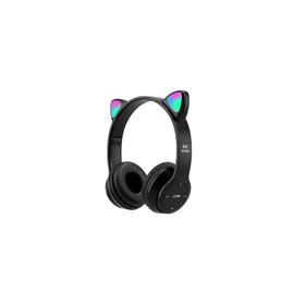 SŁUCHAWKI NAUSZNE BLUETOOTH KIDS CAT CZARNE