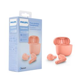SŁUCHAWKI PHILIPS DOUSZNE BEZPRZEWODOWE TWS BLUETOOTH RÓŻOWE Phil-TAT2236PK/00