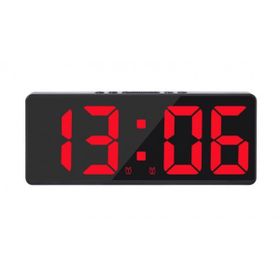 ZEGAR BUDZIK TRUSTY DUŻY LCD red