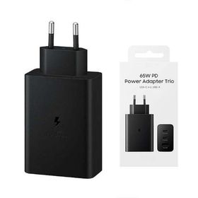 Ecobox Ładowarka sieciowa USB+2XTYP-C 65W Power Delivery PD+PPS Czarny EP-T6530