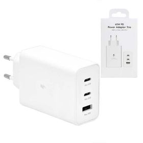 Ecobox Ładowarka sieciowa USB+2XTYP-C 65W Power Delivery PD Biały EP-T6530