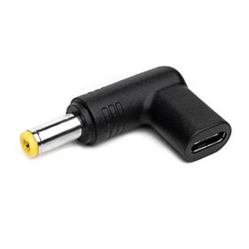 PRZEJŚCIE USB-C - WTYK 5,5 X 2,5MM DO LAPTOPA ASUS/ACER/TOSHIBA/LENOVO/DELL/HP/IBM LXG372B