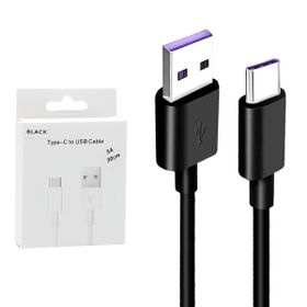 ECOBOX KABEL USB TYP-C 5A CZARNY 30CM