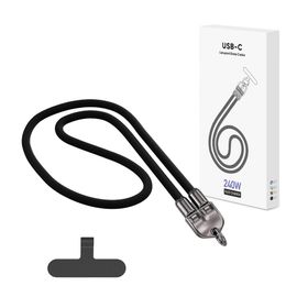 ECOBOX KABEL 240W TYP-C DO TYP-C SMYCZ NA SZYJE