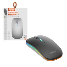 Somostel mysz komputerowa bezprzewodowa RGB LED czarny SMS-GM23