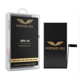 Premium Cell bateria do iPhone 14 Diagnosable 600+ Cycles 3670 mAh cobalt