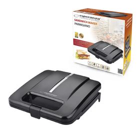 Esperanza opiekacz do kanapek Parmigiano 1000W czarny EKT010