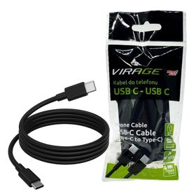 Virage Kabel Typ-C - Typ-C 3A 60W 1m Power Delivery PD