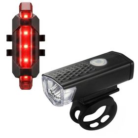 Trusty lampka rowerowa LED czarny 800 mAh