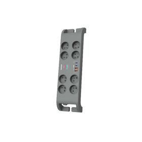 Philips listwa zasilająca przedłużacz 8 gniazd 2x USB / 2x USB-C 2m SPN8180GA/60