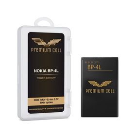 Premium Cell bateria do Nokia E52 / BP-4L czarny 600+ Cycles 3000mAh