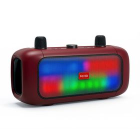 Wster głośnik bluetooth bezprzewodowy 24W + 2 mikrofony BT5.4 czerwony 5400mAh WS-920