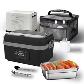 Smart lunch box elektryczny czarny