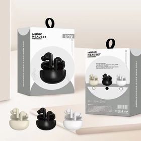Ecobox Słuchawki bluetooth douszne TWS 13mm biały U19