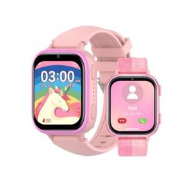 Ecobox zegarek smartwatch Basic dla dzieci różowy