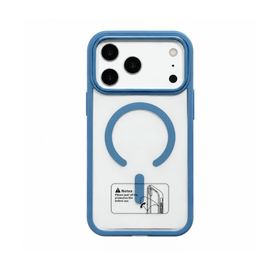 Teltech nakładka MagSafe Color Clear case do iPhone 17 Pro Max / 18 Pro Max jasnoniebieski