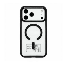 Teltech nakładka MagSafe Color Clear case do iPhone 16 Pro czarny