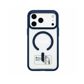 Teltech nakładka MagSafe Color Clear case do iPhone 16 Pro ciemnoniebieski