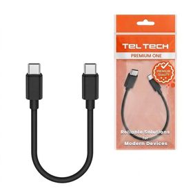 Teltech kabel CarPlay USB-C - USB-C 5A 100W 30cm biały TCA-A03